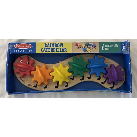 Melissa & Doug Caterpillar Gear Toy #3084, a colorful and engaging toy - Picture 1 of 9